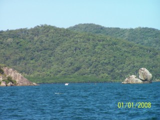 Approaching Gould Island