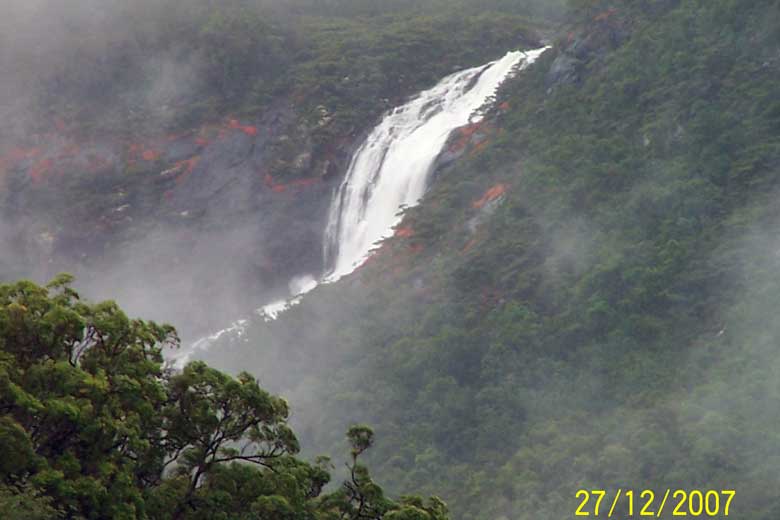 A spectacular waterfall