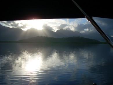 Sunrise over Hinchinbrook